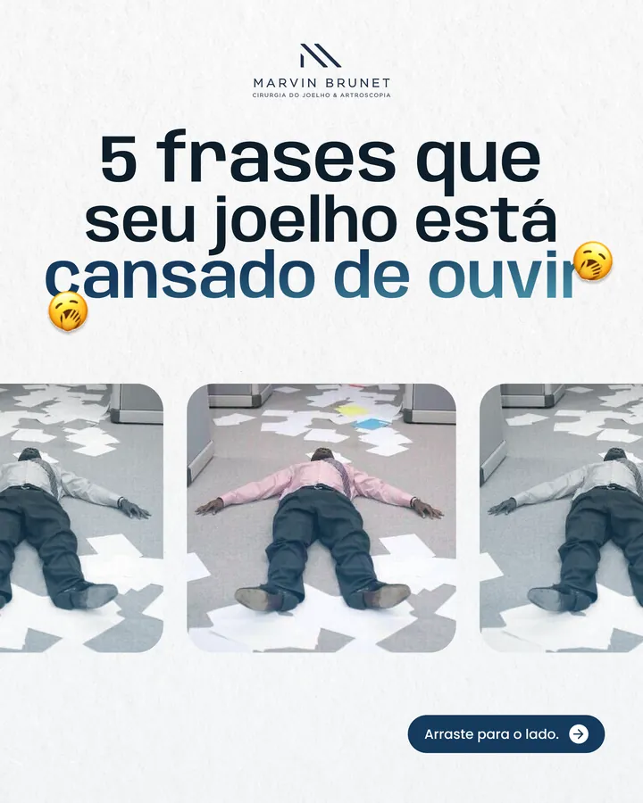 Post no Instagram: 5 frases que seu joelho está cansado de ouvir